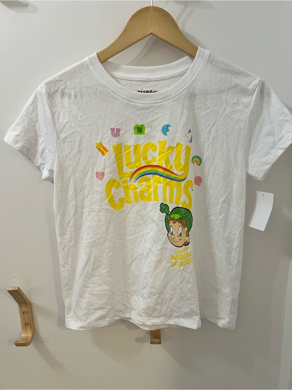 Lucky Charms White Graphic Tee